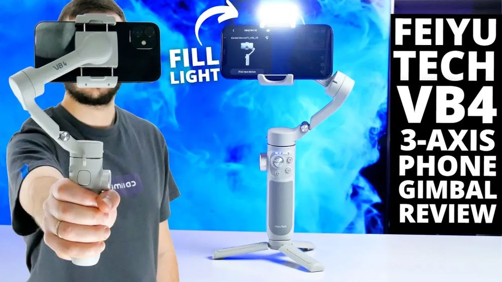 Pocket 3-Axis Phone Gimbal with Many Functions! FeiyuTech VB4 REVIEW