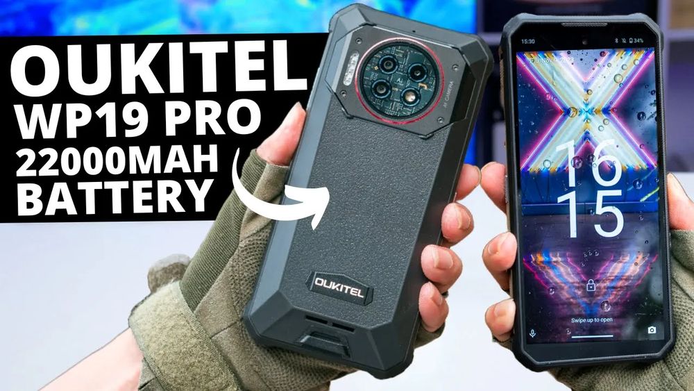 Oukitel WP19 Pro: 2-in-1 Smartphone and Power Bank!