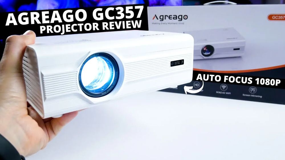 Affordable Auto Focus/Keystone Projector! Agreago GC357 REVIEW