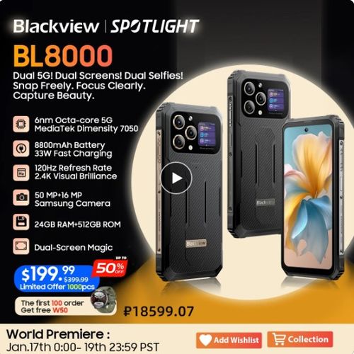 Blackview BL8000 5G Rugged Smartphone - Aliexpress