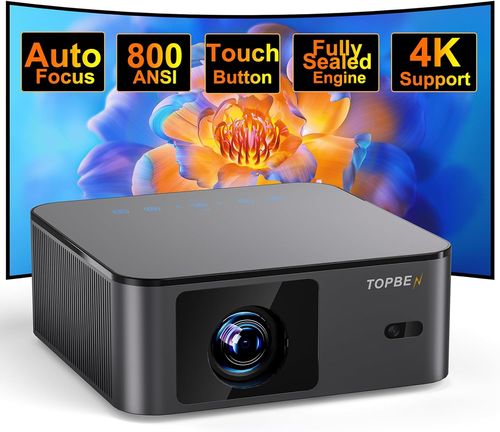 TOPBEN Projector Auto Focus & Correction, Fully Sealed Optical Engine - Amazon