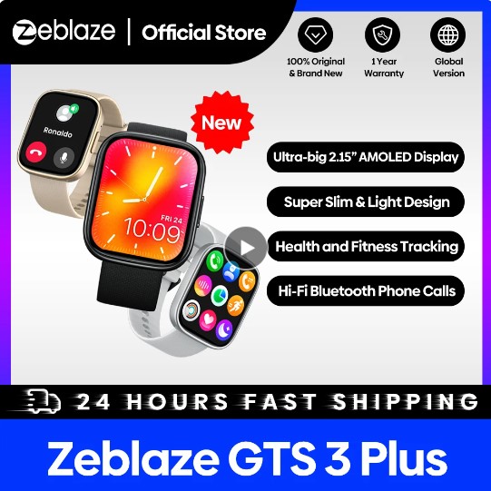 Zeblaze GTS 3 Plus Smart Watch - Aliexpress